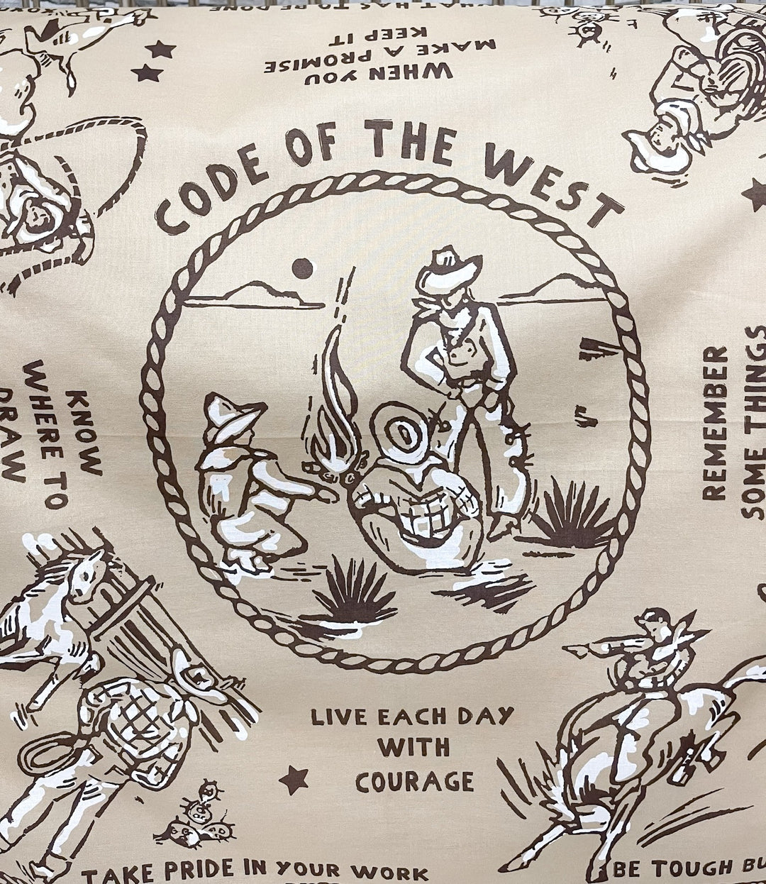 XOXO Art & Co | Code of the West Bandana Scarf