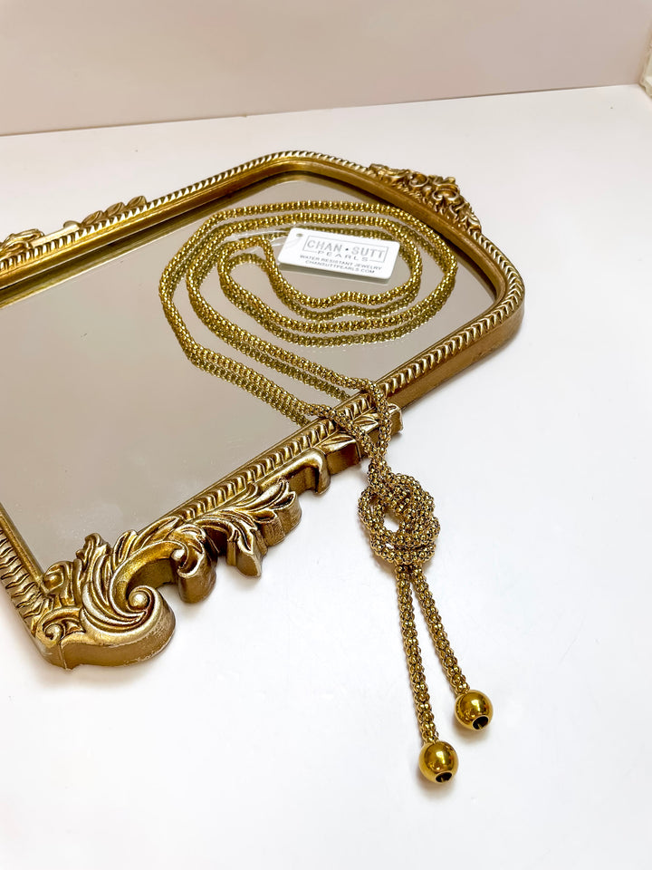 CHANSUTT PEARLS | The Alex Multi-Way Long Necklace in Gold