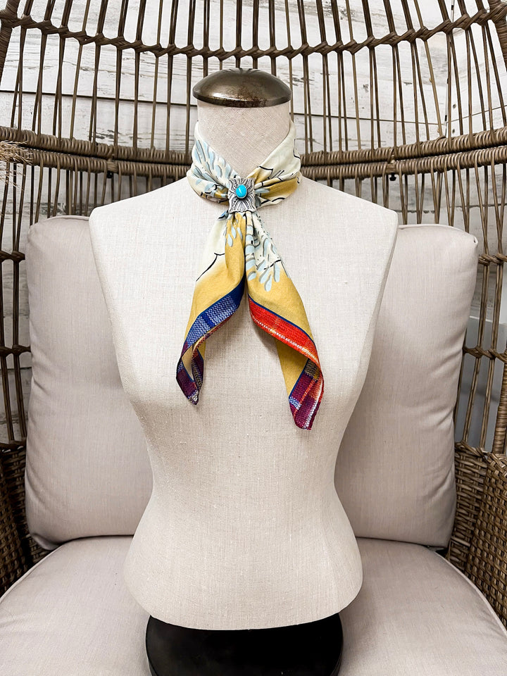 XOXO Art & Co | Great American Roundup Bandana Scarf in Cream