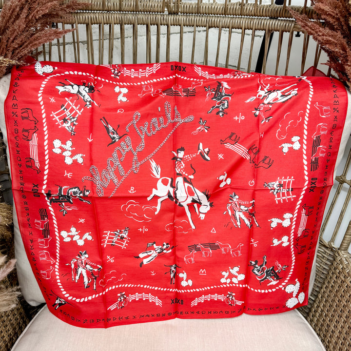 XOXO Art & Co | Happy Trails Shorty Wild Rag - Giddy Up Glamour Boutique