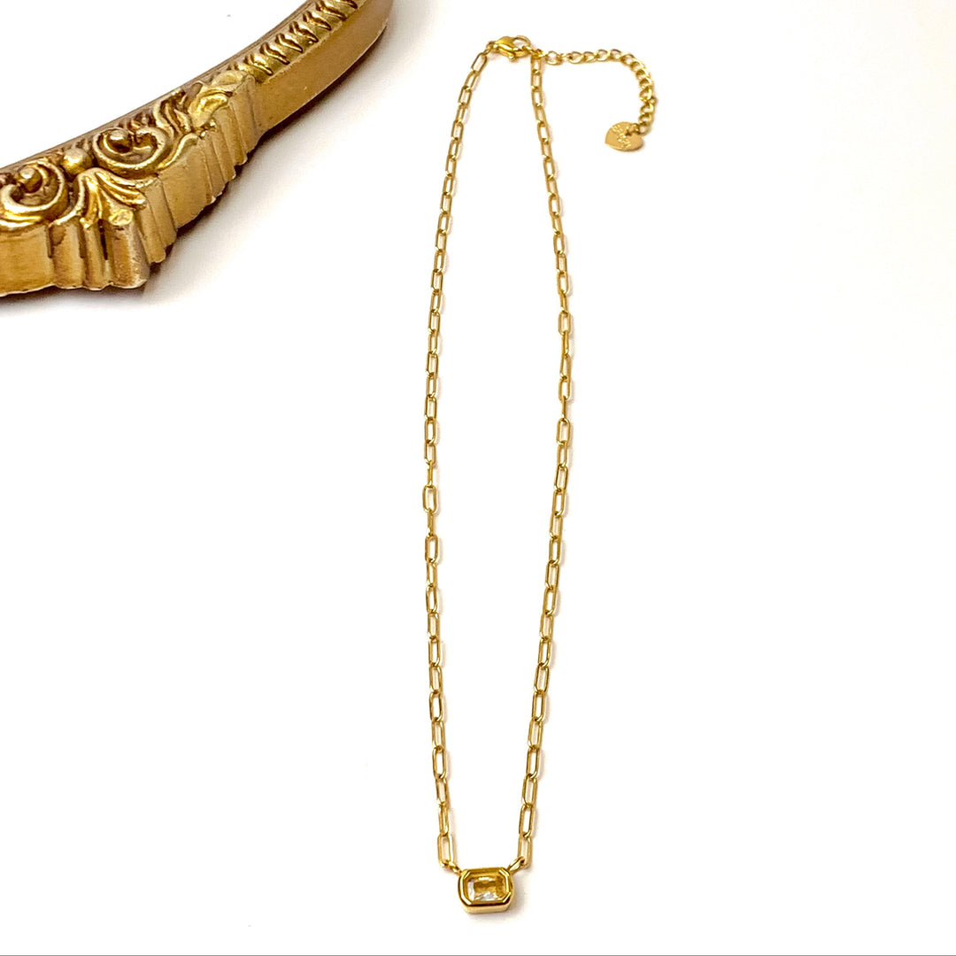 Bracha | Lori Gold Tone Necklace - Giddy Up Glamour Boutique