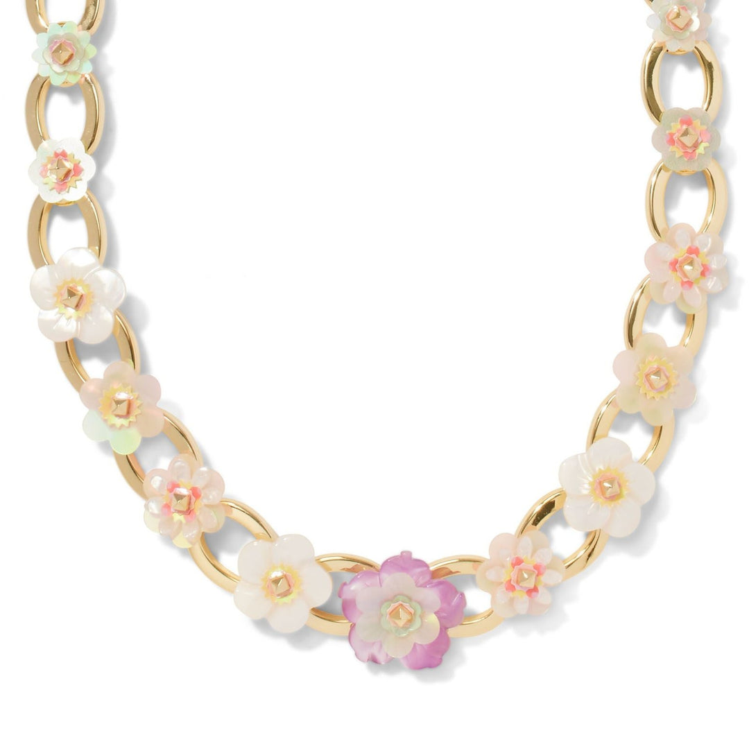 Kendra Scott | Deliah Gold Statement Necklace in Pastel Mix - Giddy Up Glamour Boutique