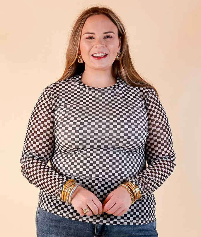 Wholesale | The Perfect Layer Sheer Mesh Long Sleeve Top