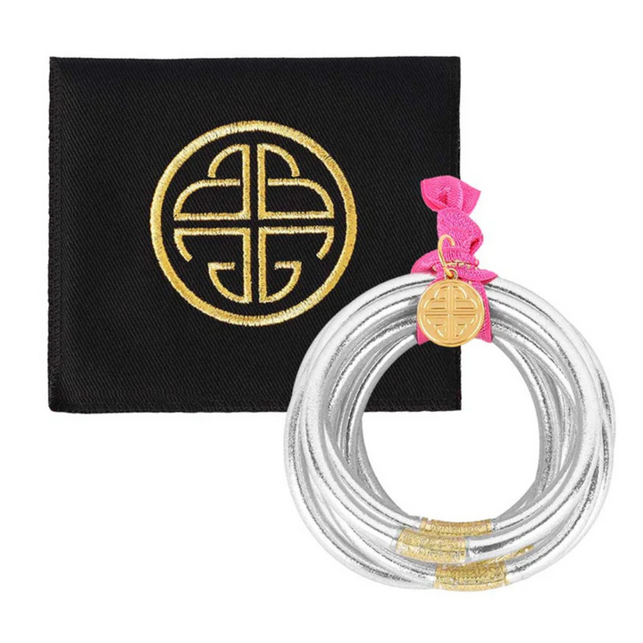 BuDhaGirl | Set of Six | All Weather Bangles in Silver