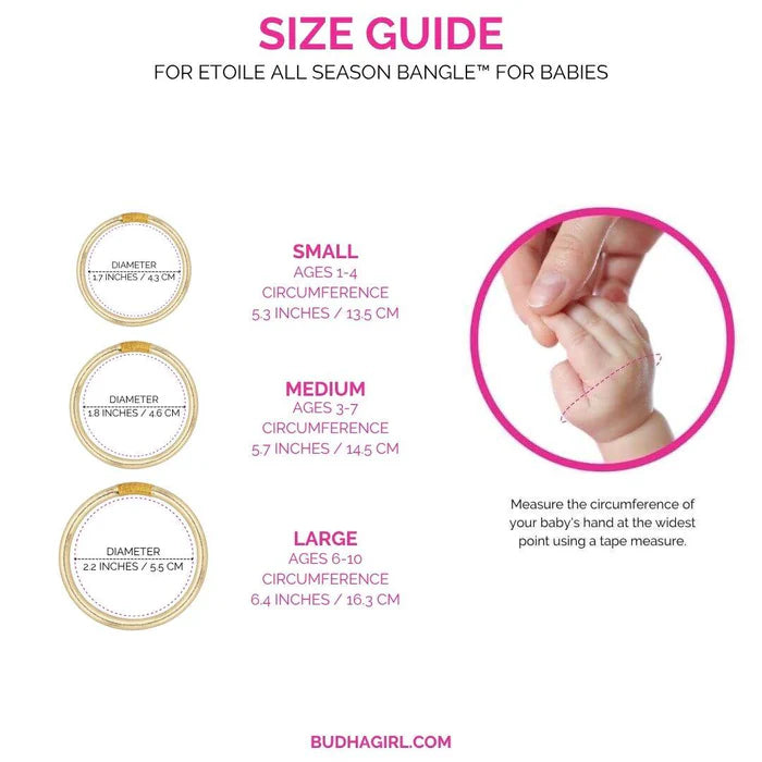 BuDhaGirl | All Season Bangle for Babies in Etoile