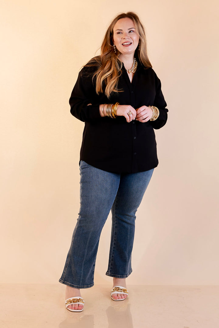 SPANX | AirEssentials Button Down Top in Black
