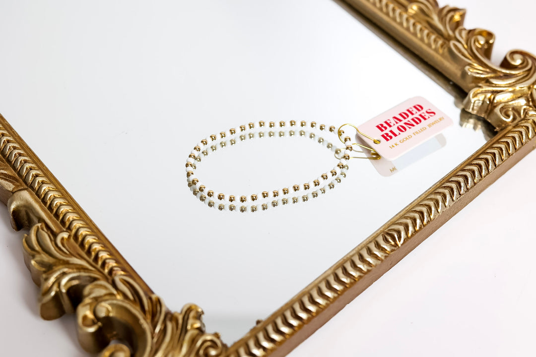 Beaded Blondes | Demi Bracelet in White