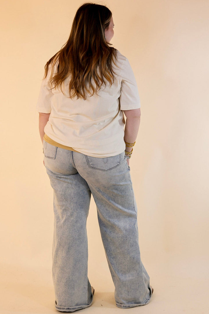 XOXO Art & Co | Rodeo Events Short Sleeve Graphic Tee in Natural Cream