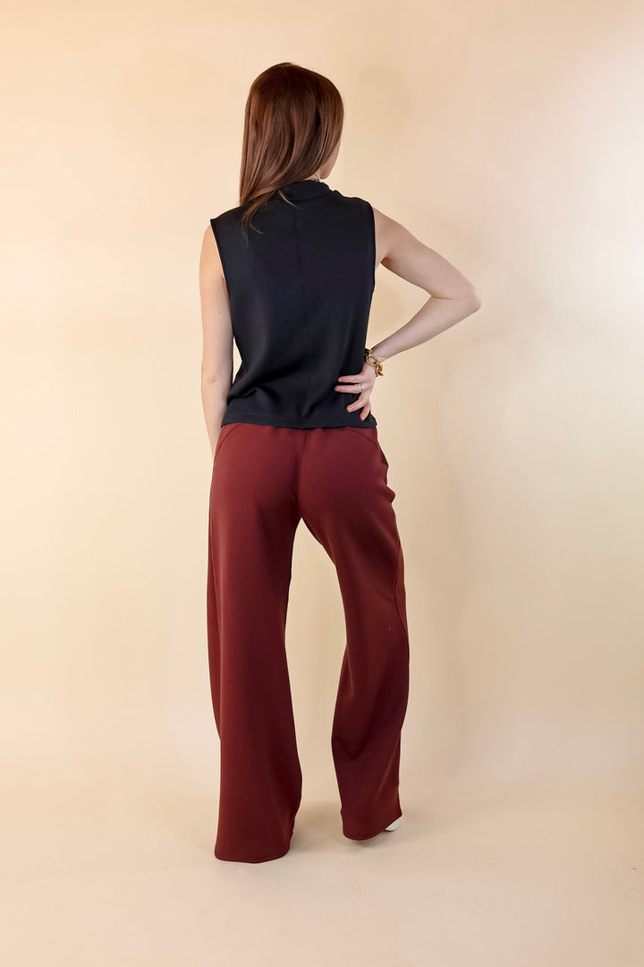 SPANX | AirEssentials Mock Neck Tank Top in Black - Giddy Up Glamour Boutique