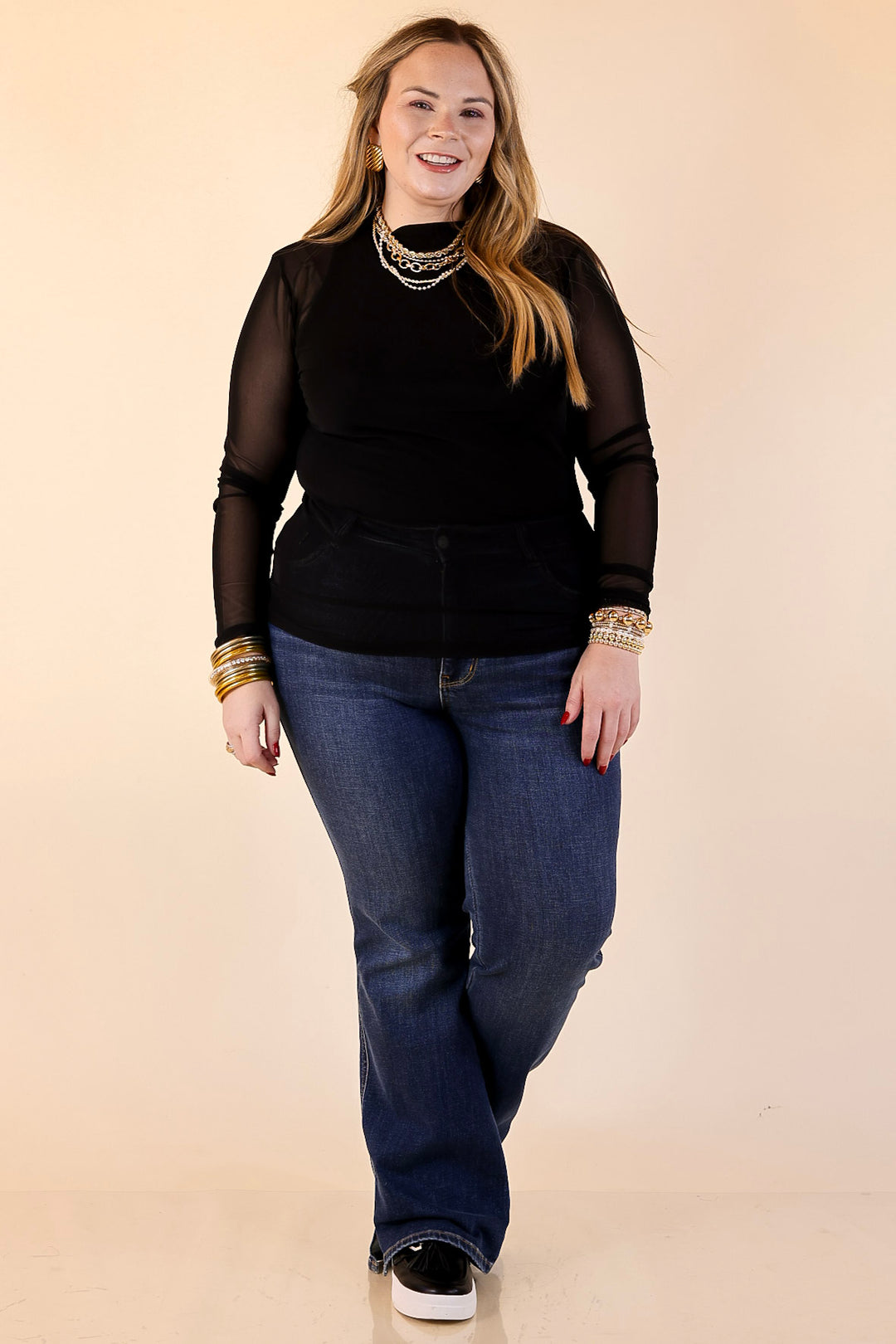 Judy Blue | Style Comes Easy Boot Cut Jeans in Dark Wash