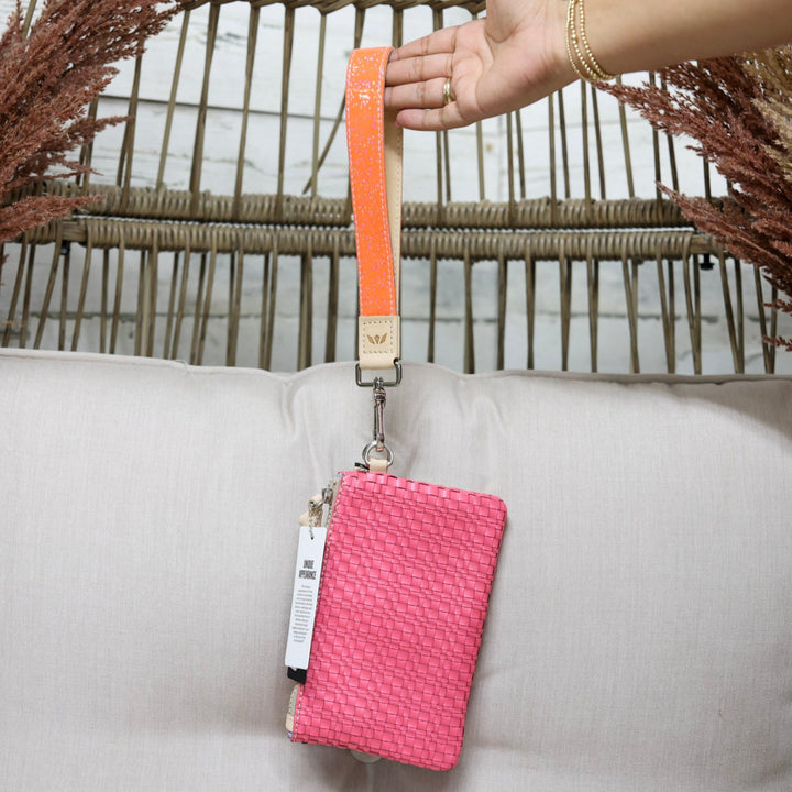 Consuela | Pink Combi Wristlet