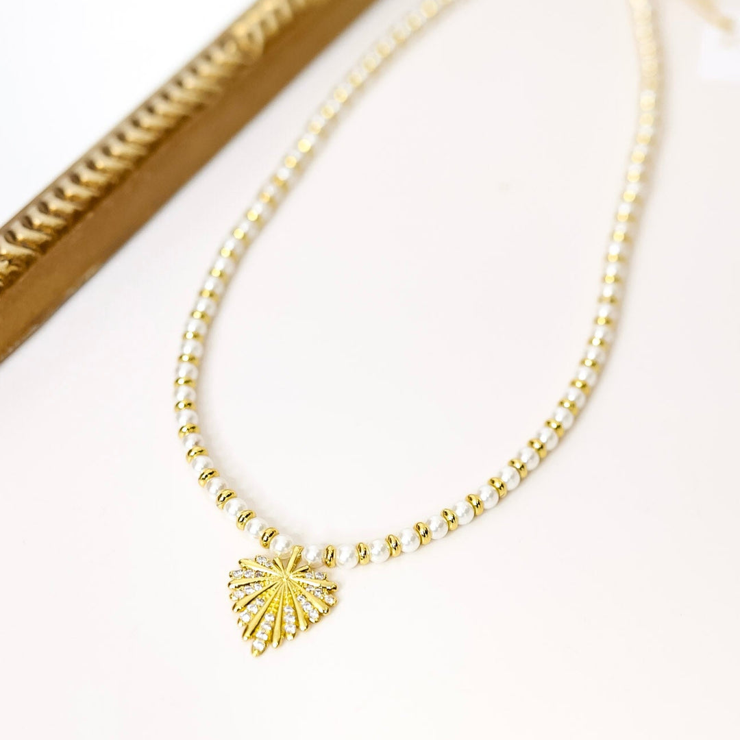 Kinsey Designs | Haven Pearl Pendant Necklace with Gold Spacers in Gold