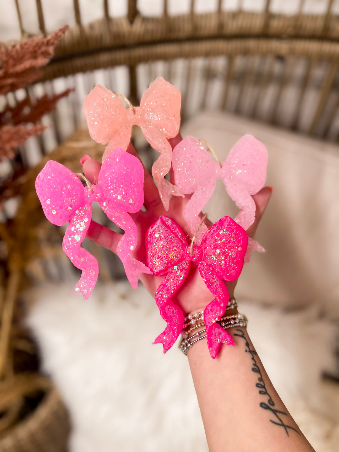 Sweet Treat 3D Coquette Pink Bow in Various Scents
