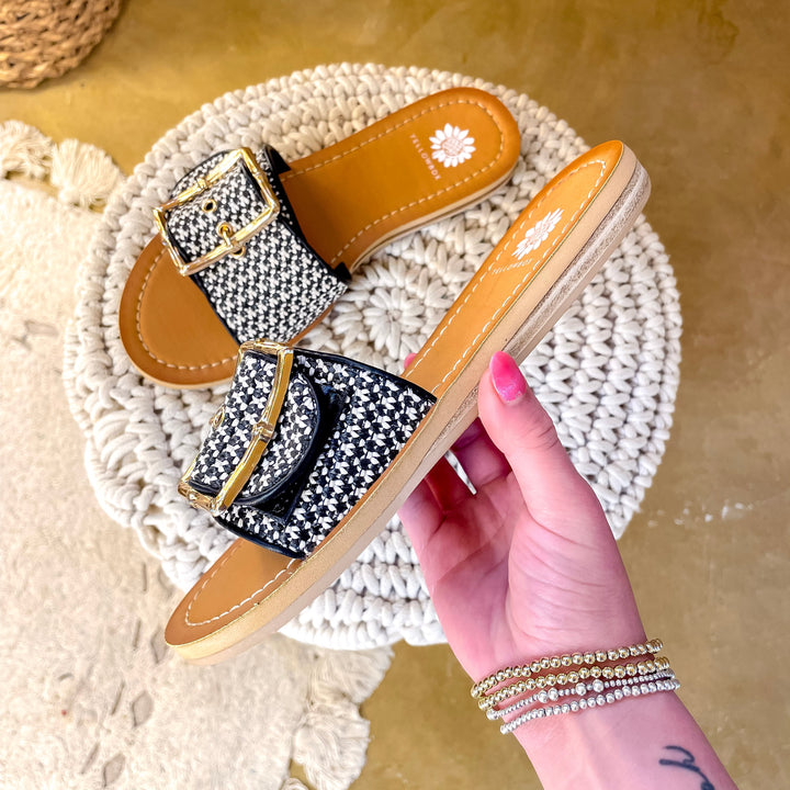 Yellow Box | Helden Slide Sandal in Black