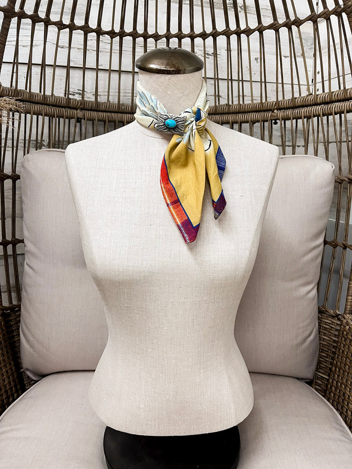 XOXO Art & Co | Great American Roundup Bandana Scarf in Cream