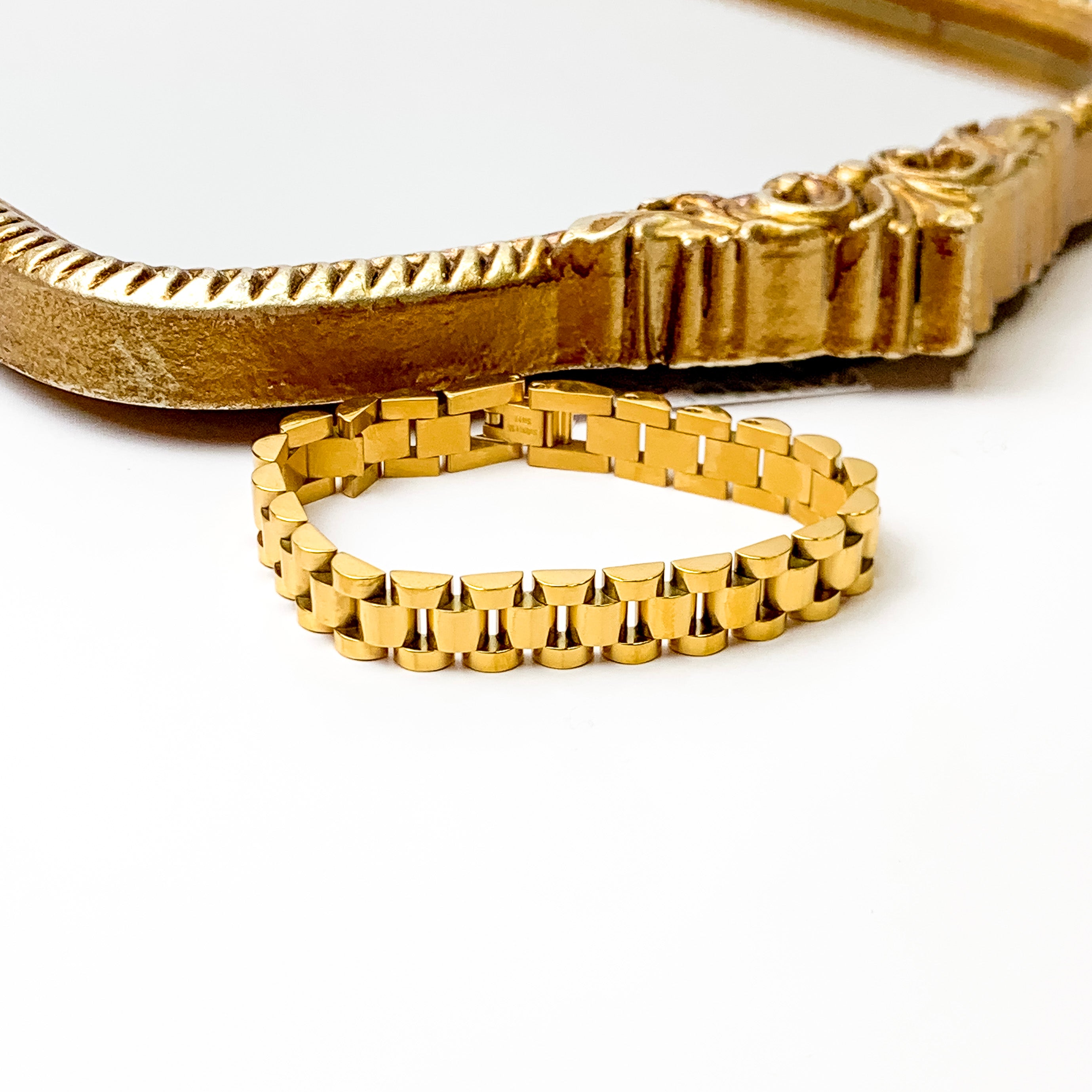 Bracha | Rolly Bracelet in Gold Tone - Giddy Up Glamour Boutique