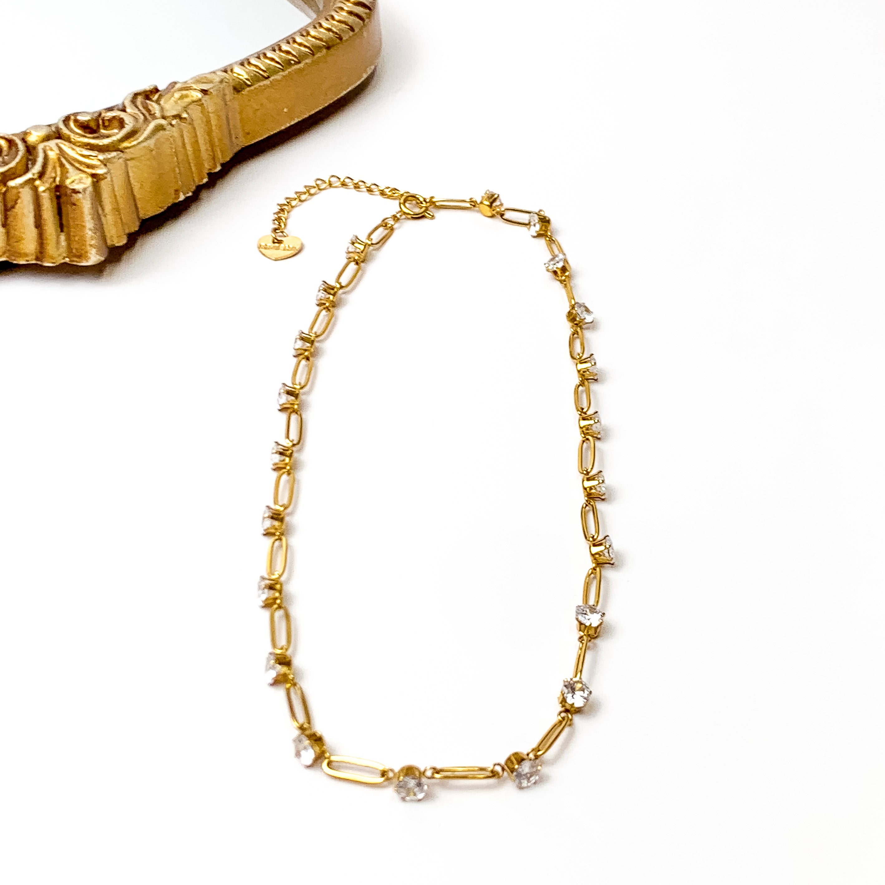 Bracha | Tracy Necklace in Gold Tone - Giddy Up Glamour Boutique