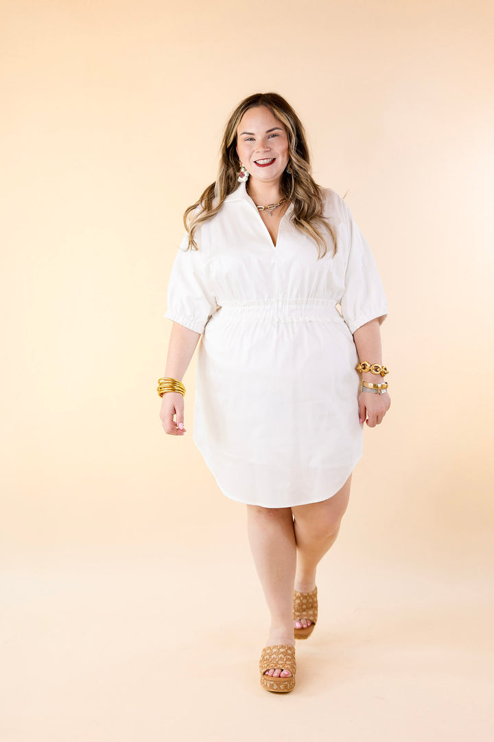 Emily McCarthy | Palmer Dress in White - Giddy Up Glamour Boutique
