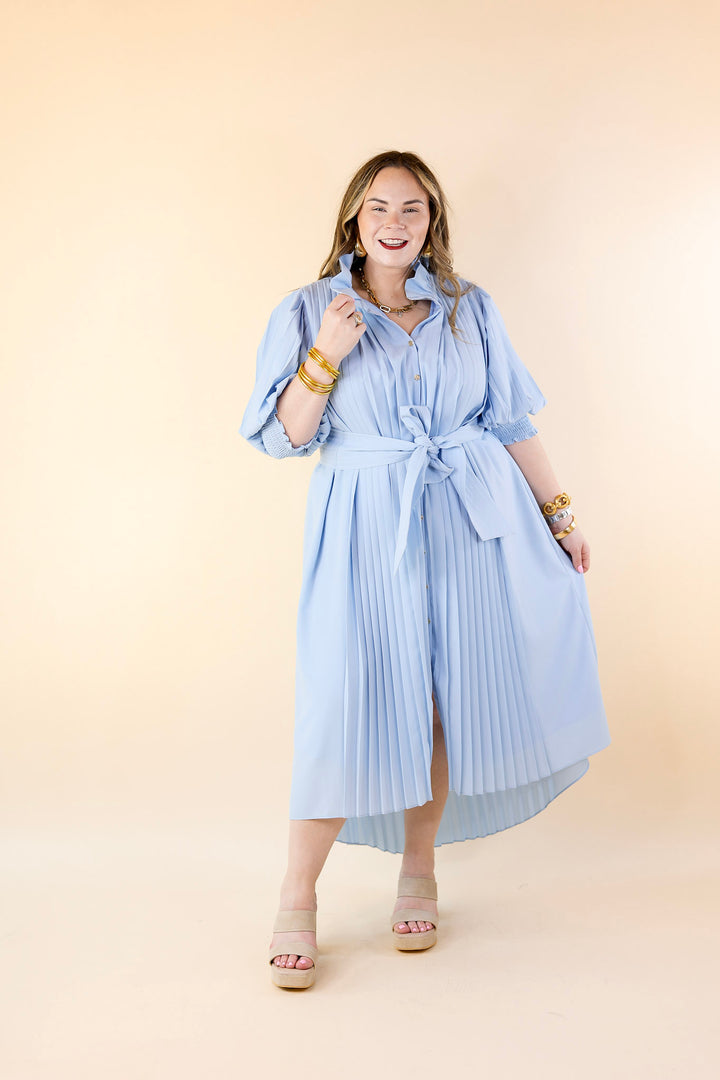 Emily McCarthy | Rowan Dress in Sail (Light Blue) - Giddy Up Glamour Boutique
