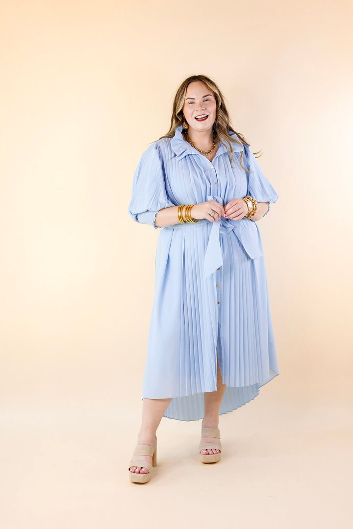 Emily McCarthy | Rowan Dress in Sail (Light Blue) - Giddy Up Glamour Boutique