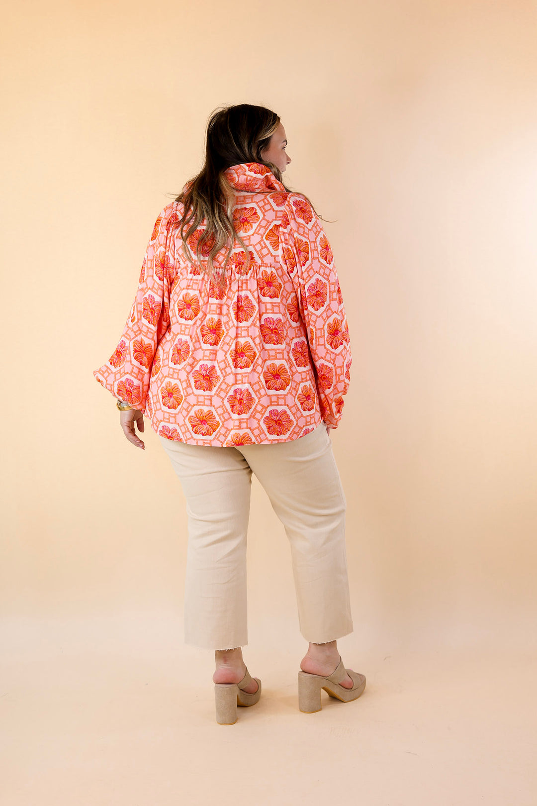 Emily McCarthy | Stella Crocheted Top in Floral Print - Giddy Up Glamour Boutique