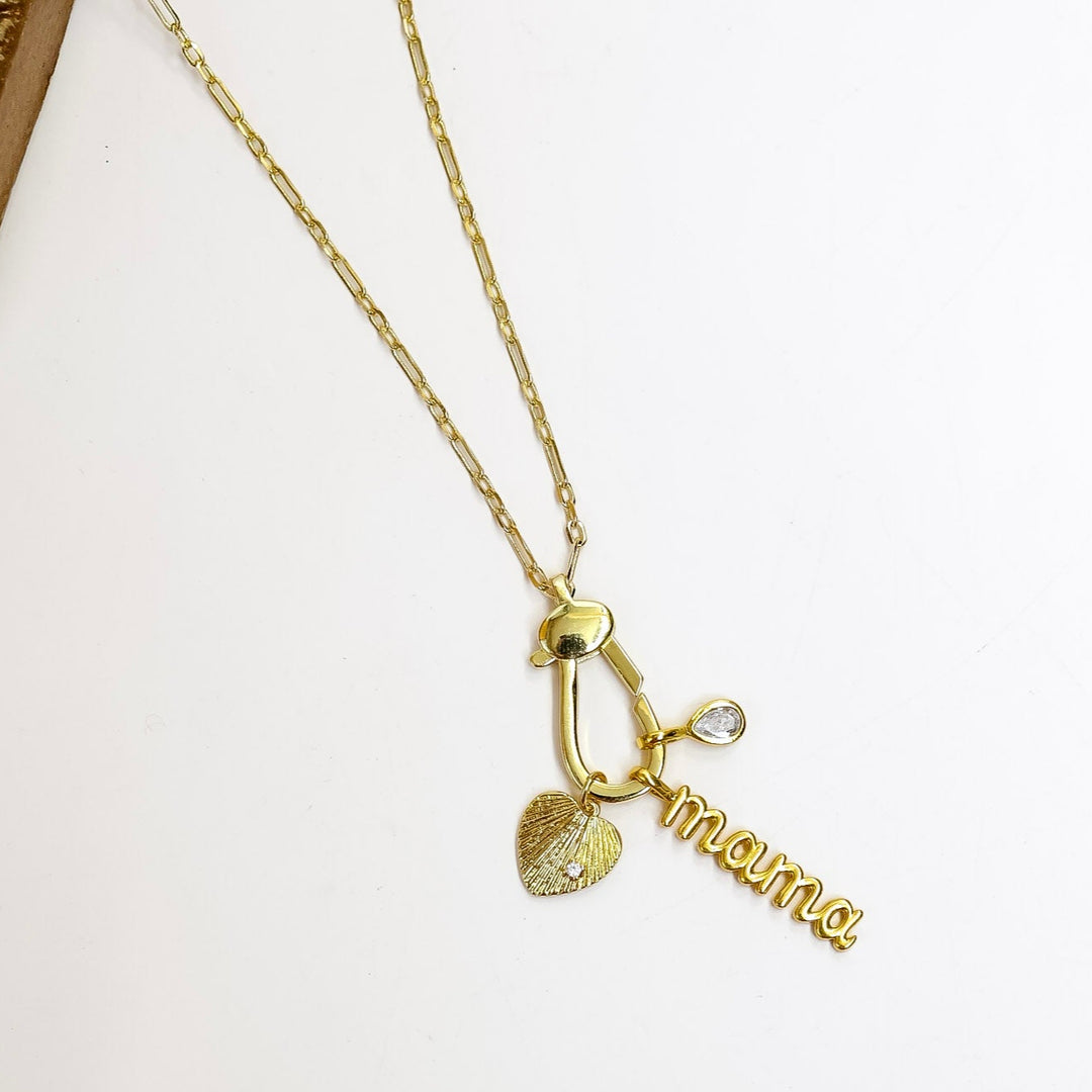 Bracha | Mama Charm Necklace in Gold