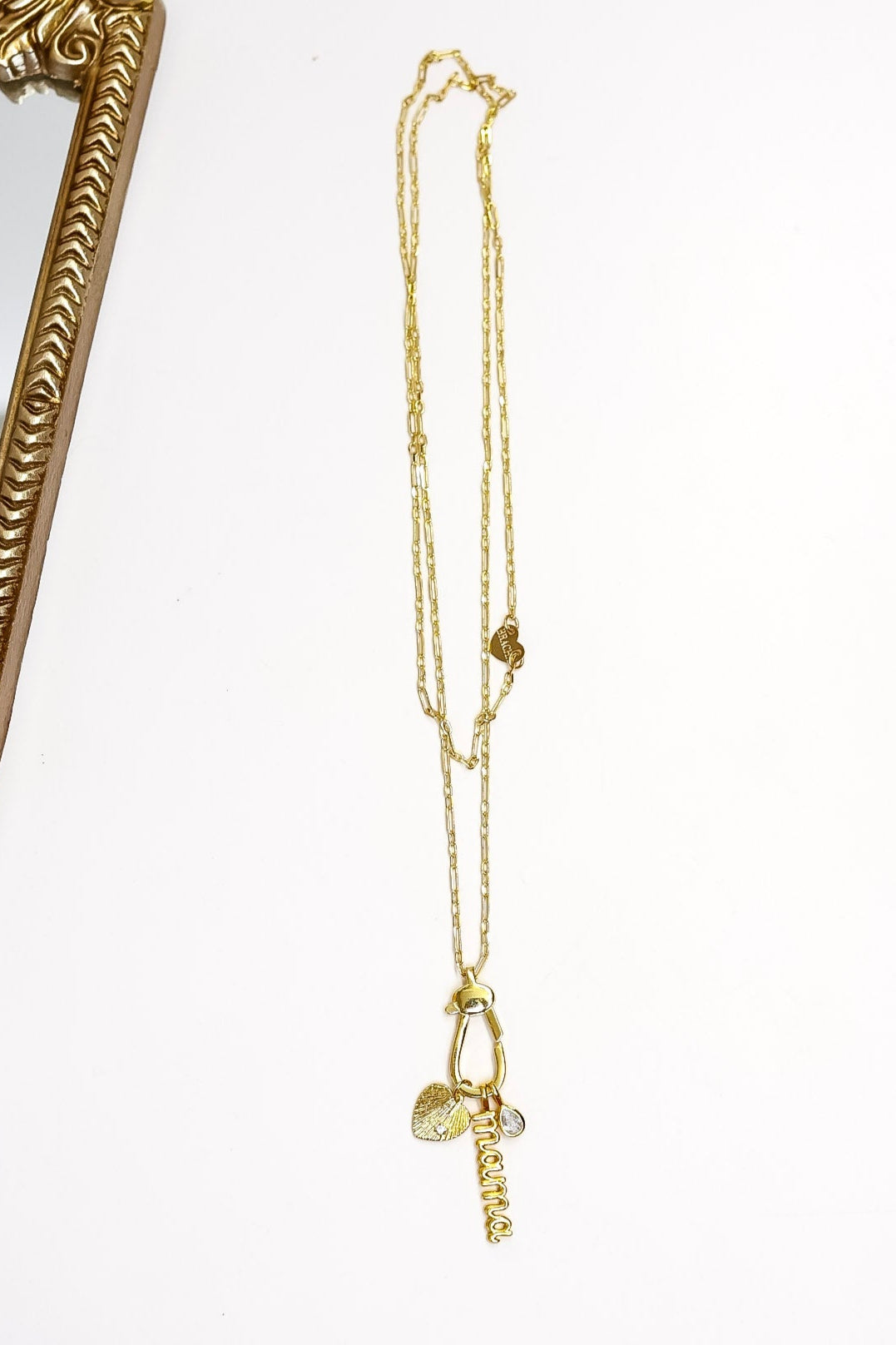 Bracha | Mama Charm Necklace in Gold