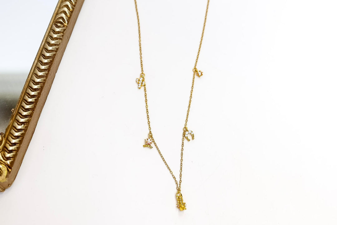 Bracha | The Western Charm Necklace in Gold