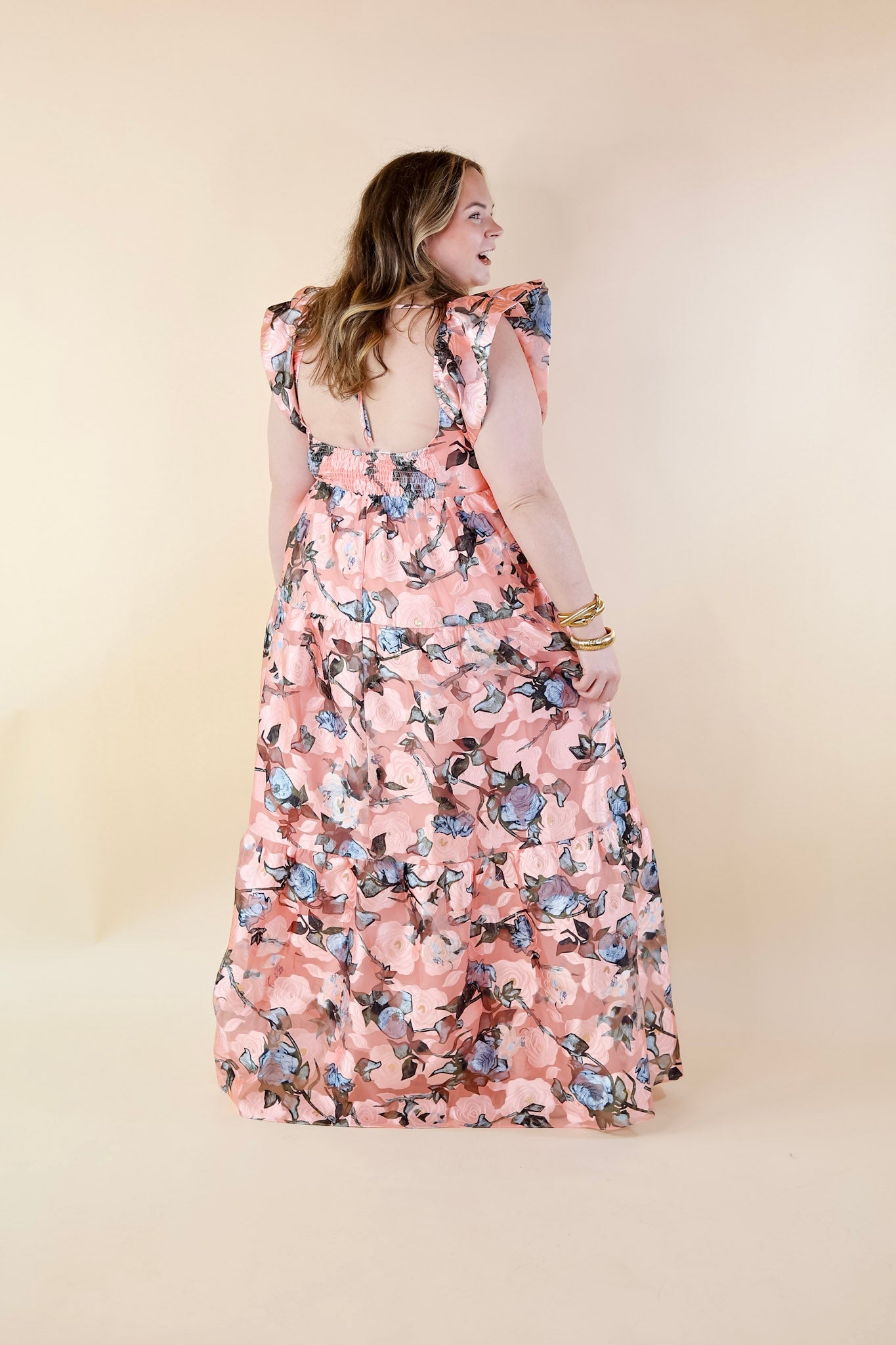 BuddyLove | Lilly Sweetheart Neckline Maxi Dress in Sweet Talkin (Pink) - Giddy Up Glamour Boutique