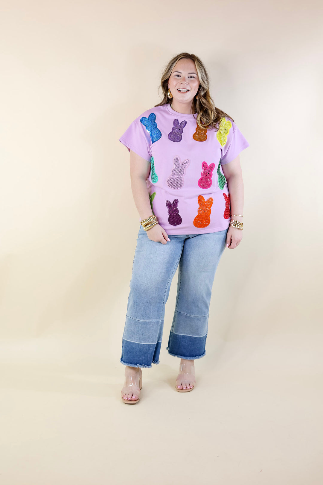 Queen Of Sparkles | Bunny Bliss Sequin Top in Purple - Giddy Up Glamour Boutique