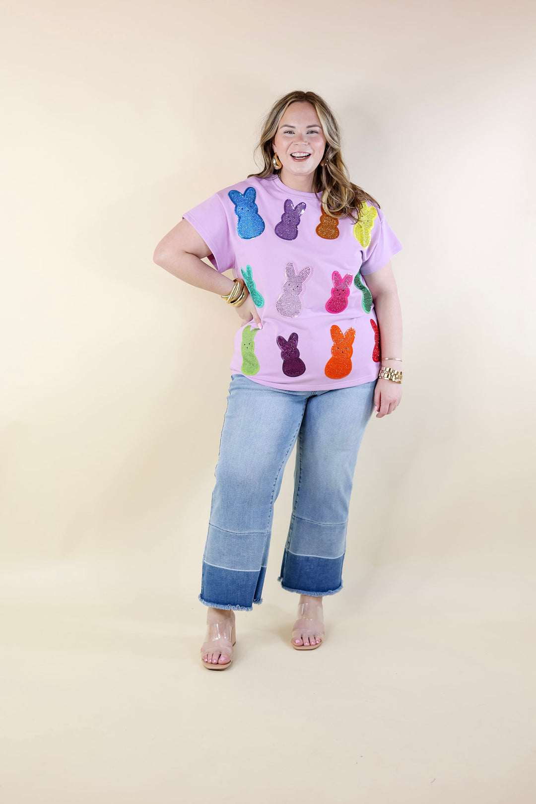 Queen Of Sparkles | Bunny Bliss Sequin Top in Purple - Giddy Up Glamour Boutique