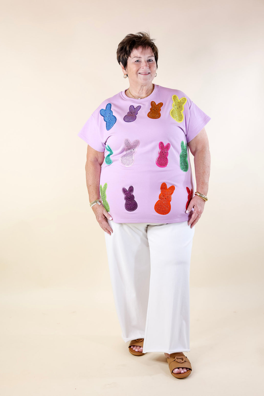 Queen Of Sparkles | Bunny Bliss Sequin Top in Purple - Giddy Up Glamour Boutique