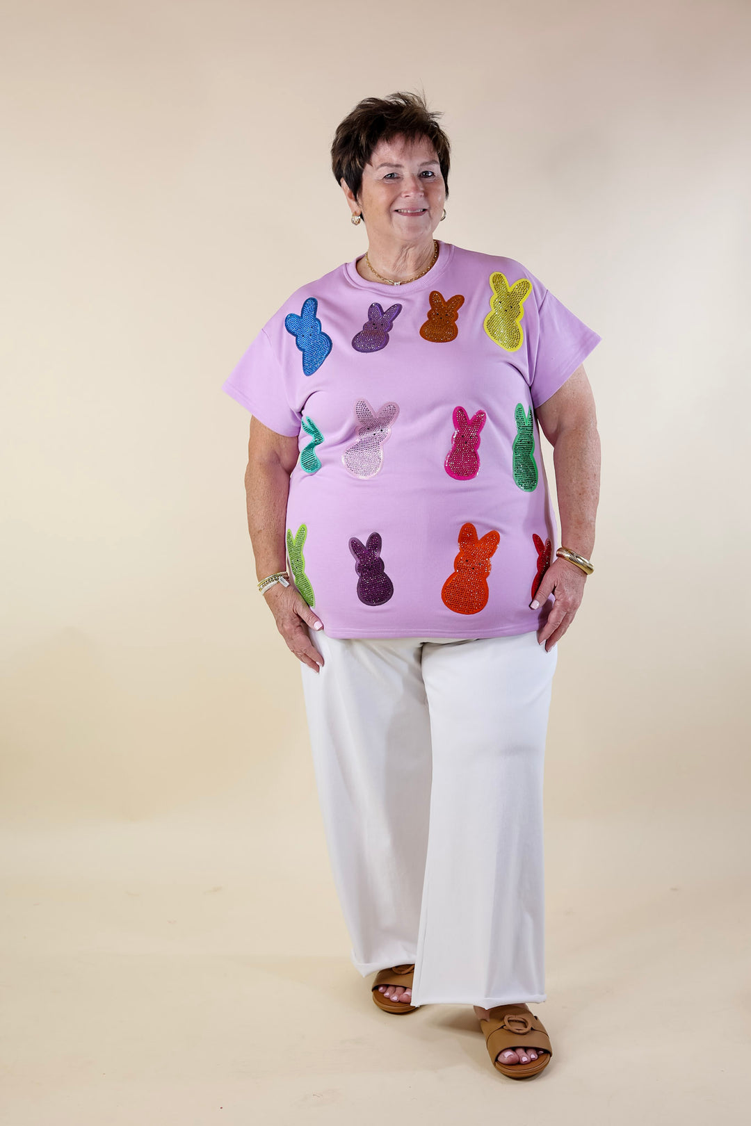 Queen Of Sparkles | Bunny Bliss Sequin Top in Purple - Giddy Up Glamour Boutique