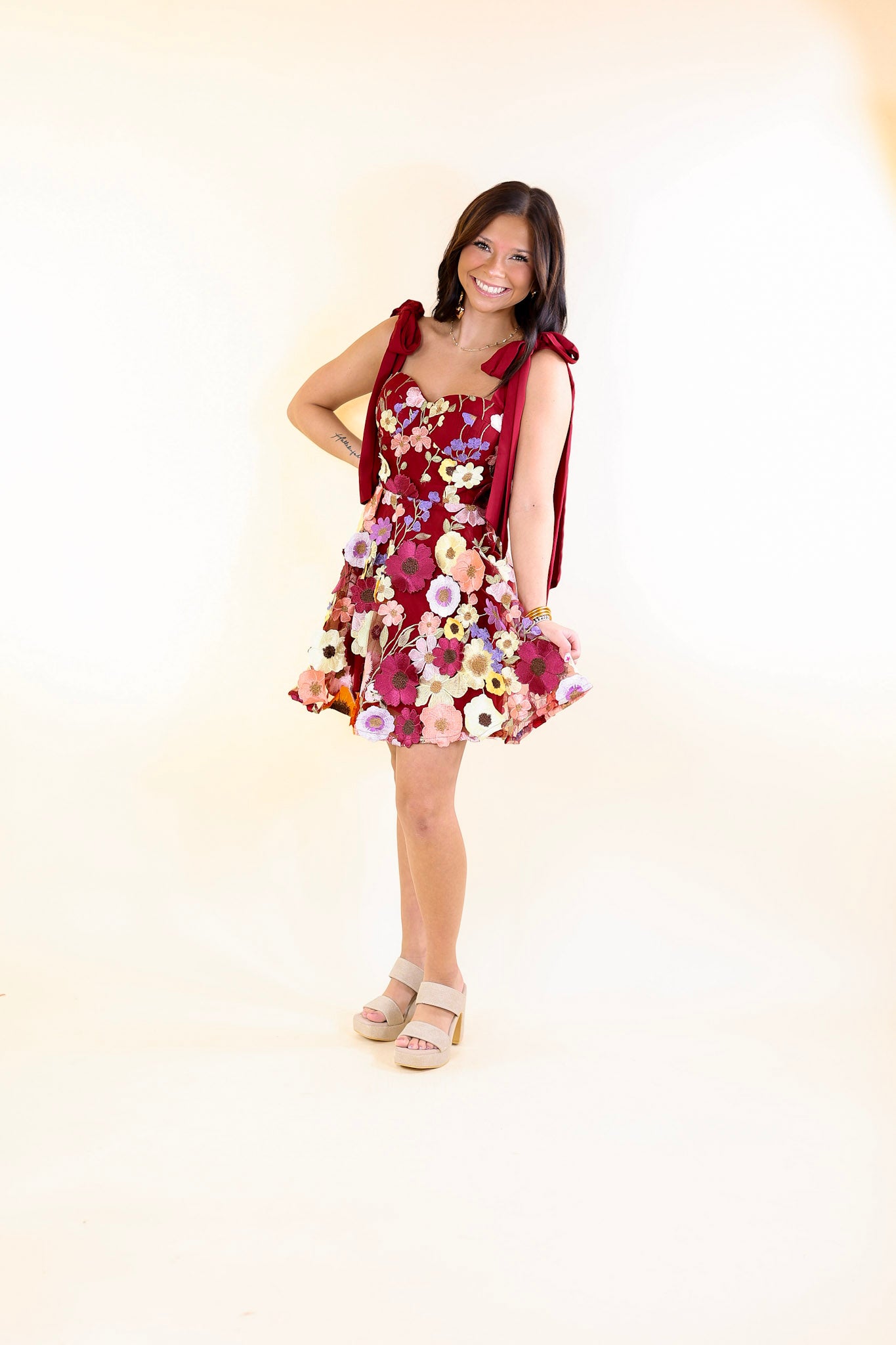 BuddyLove | Carter Bustier Mini Dress in Solstice (Floral Print)