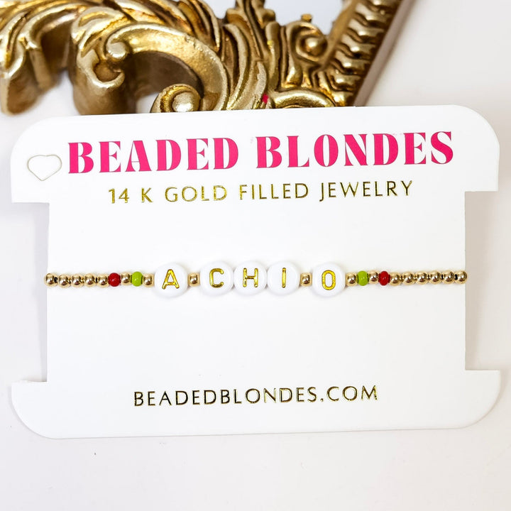 Beaded Blondes | A Chi O Color Sorority Bracelet