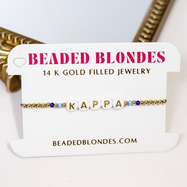Beaded Blondes | Kappa Color Sorority Bracelet