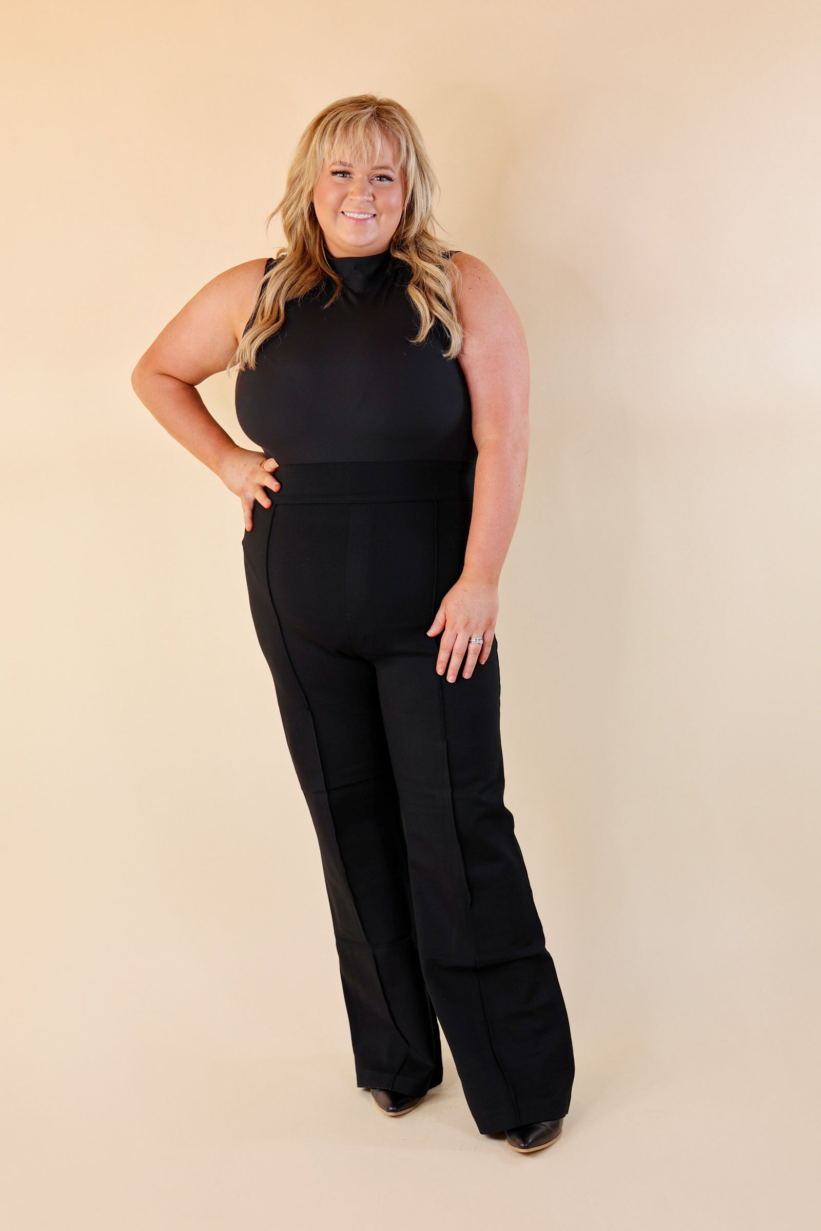 SPANX | The Perfect Pant High Rise Flare in Black - Giddy Up Glamour Boutique