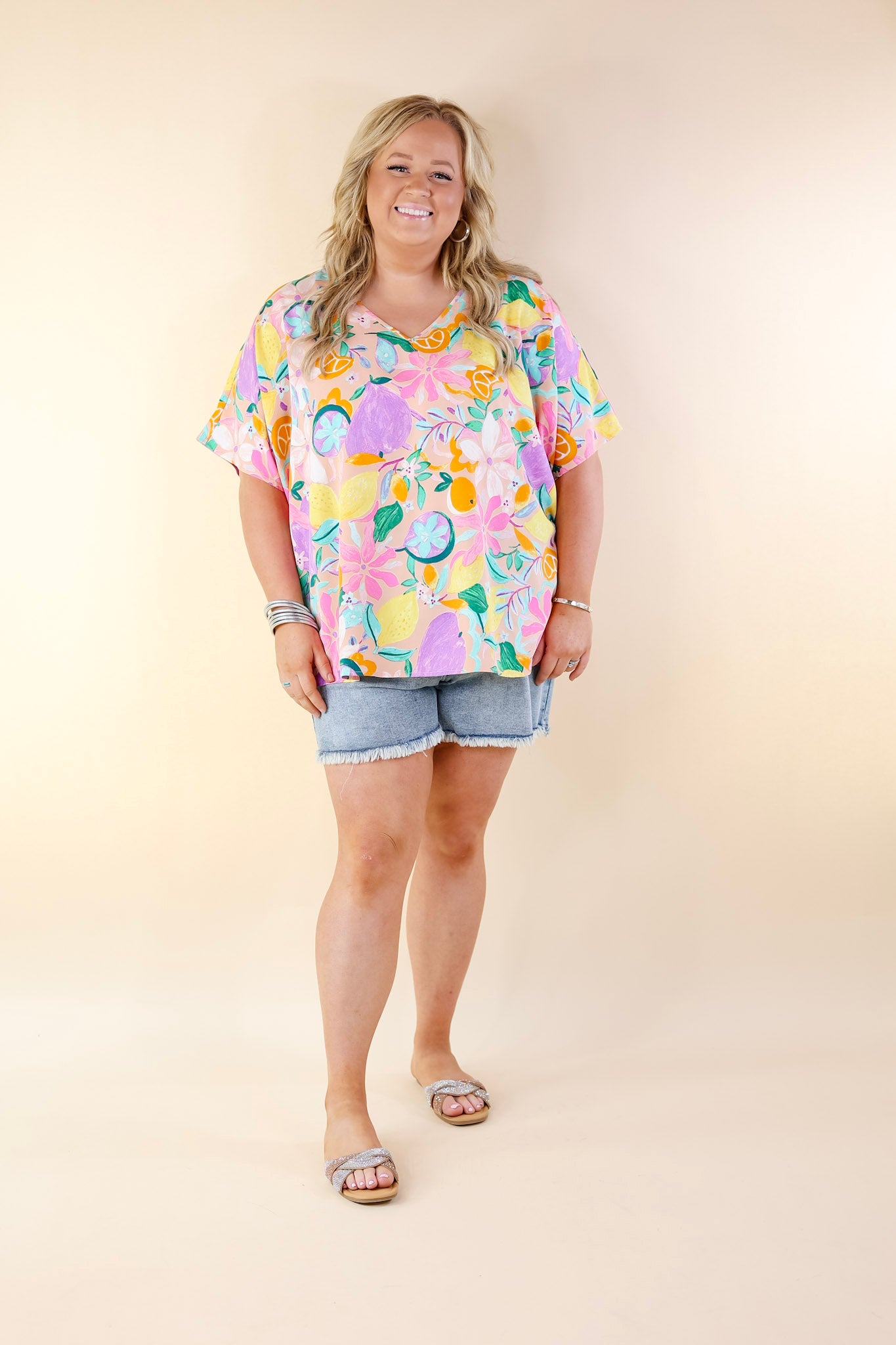 Judy Blue | Sun and Fun Button Fly Cut Off Shorts in Medium Wash - Giddy Up Glamour Boutique