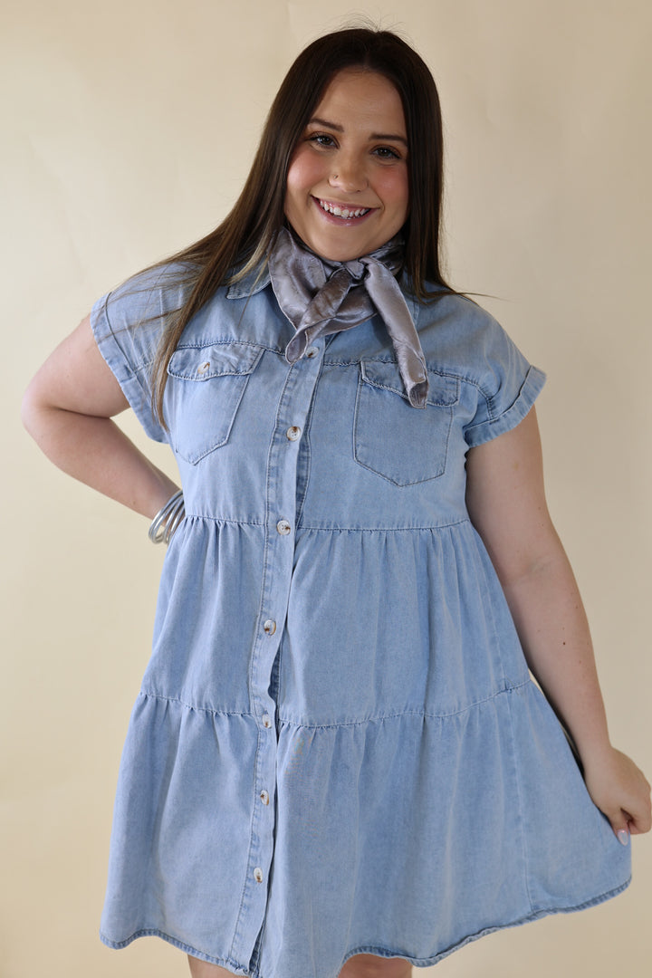 Jacquard Wild Rag in Silver - Giddy Up Glamour Boutique