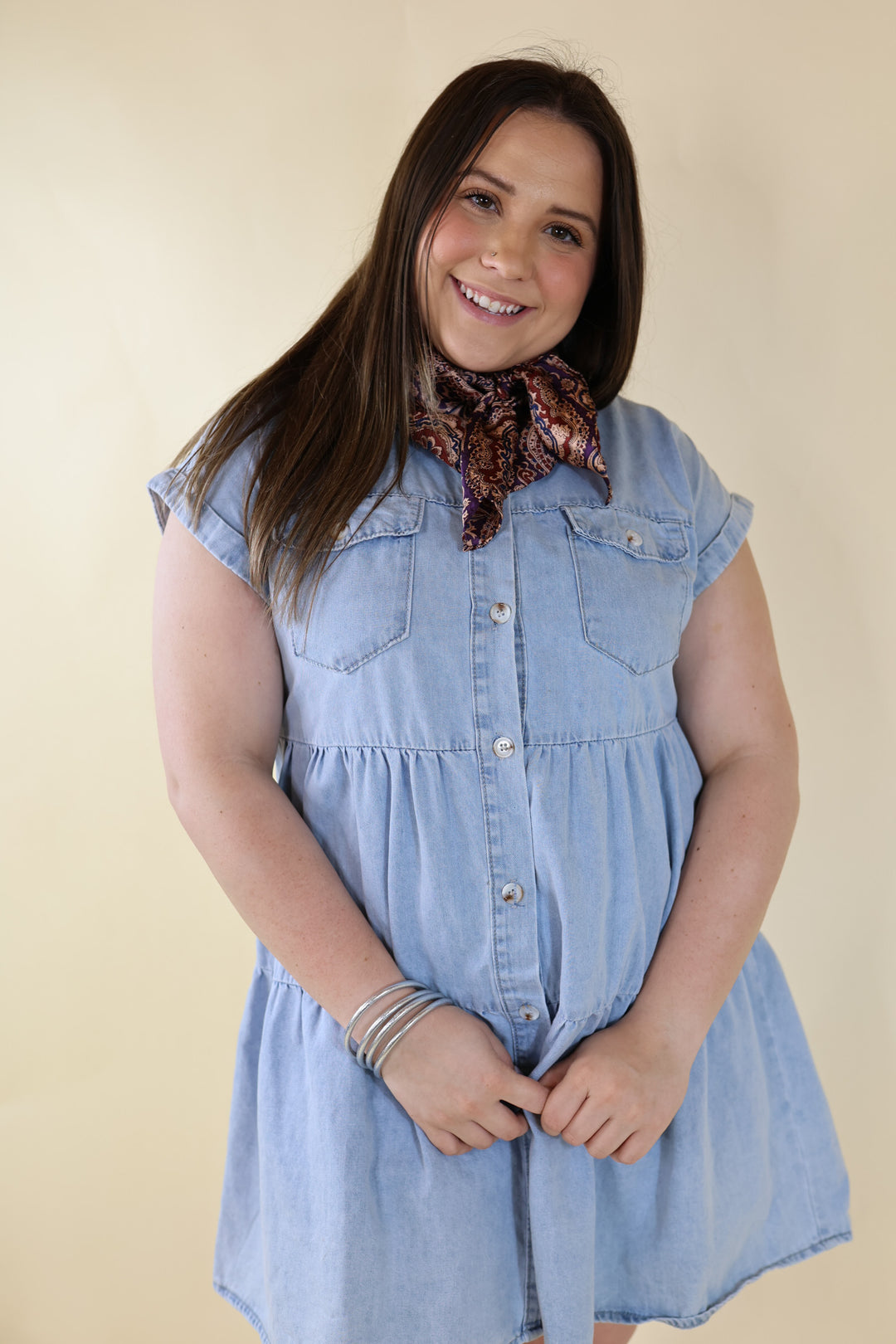 Paisley Wild Rag in Plum and Maroon - Giddy Up Glamour Boutique