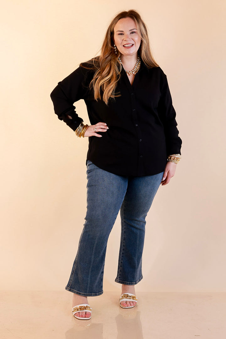 SPANX | AirEssentials Button Down Top in Black