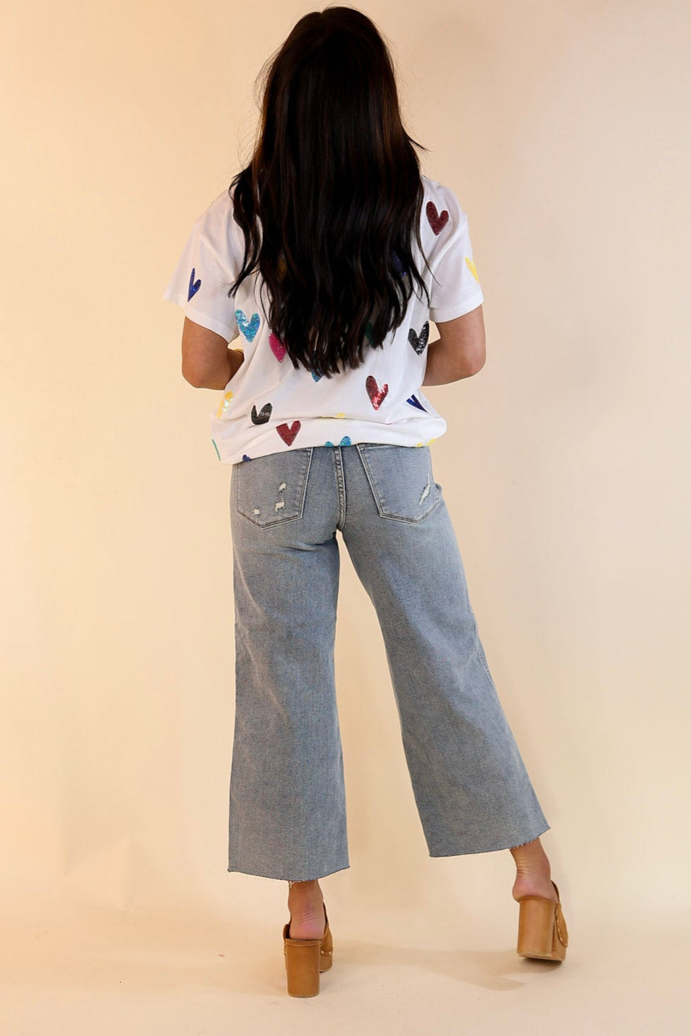 Queen Of Sparkles | Charm Me Multi-Colored Sequin Top in White