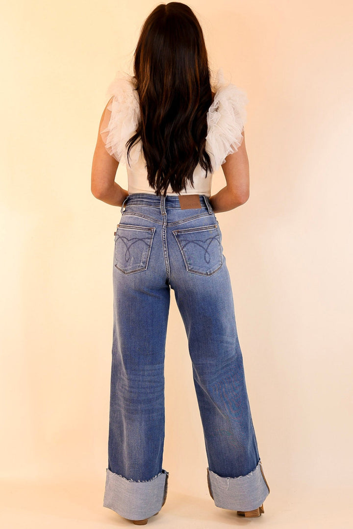 Pose For The Camera Tulle Upper Bodysuit in Cream