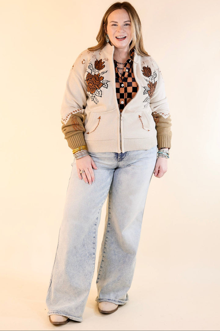 Rodeo Quincy | Jenkins Zip Up Jacket with Pockets in Tan