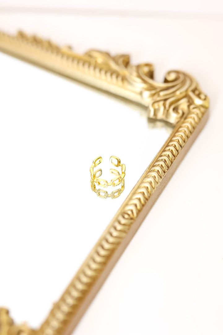Kinsey Designs | Billie Chain Ring in Gold