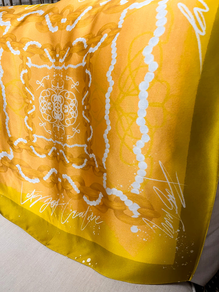KB's Canvas | Madison Link Scarf in Yellow