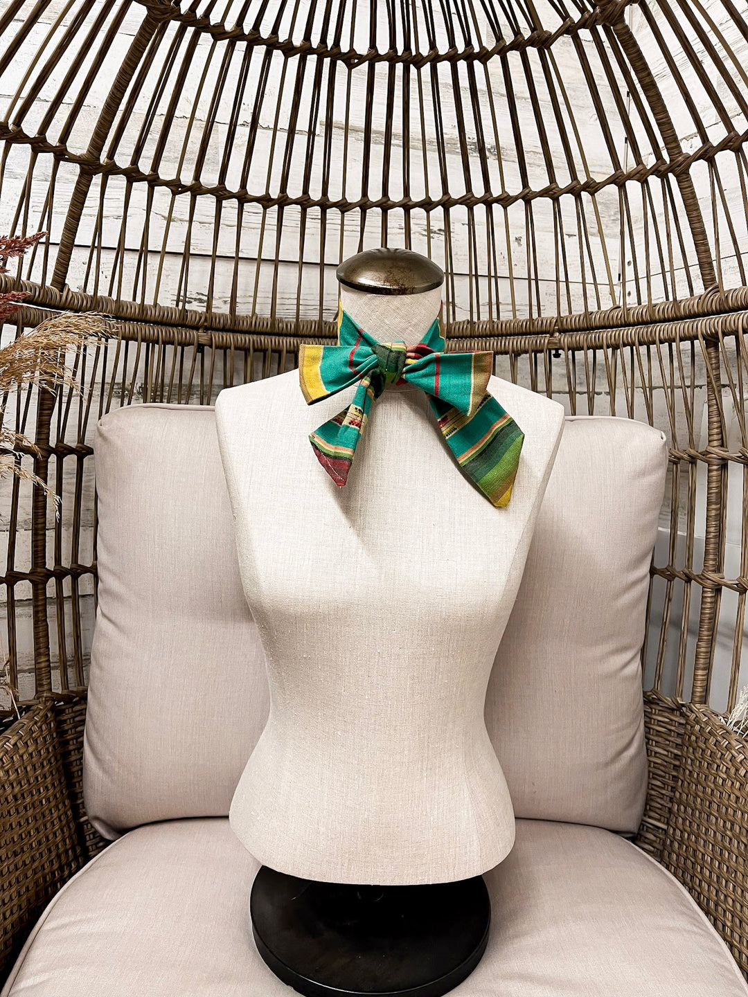 Refined on the Range Serape Print Twilly Scarf in Blue