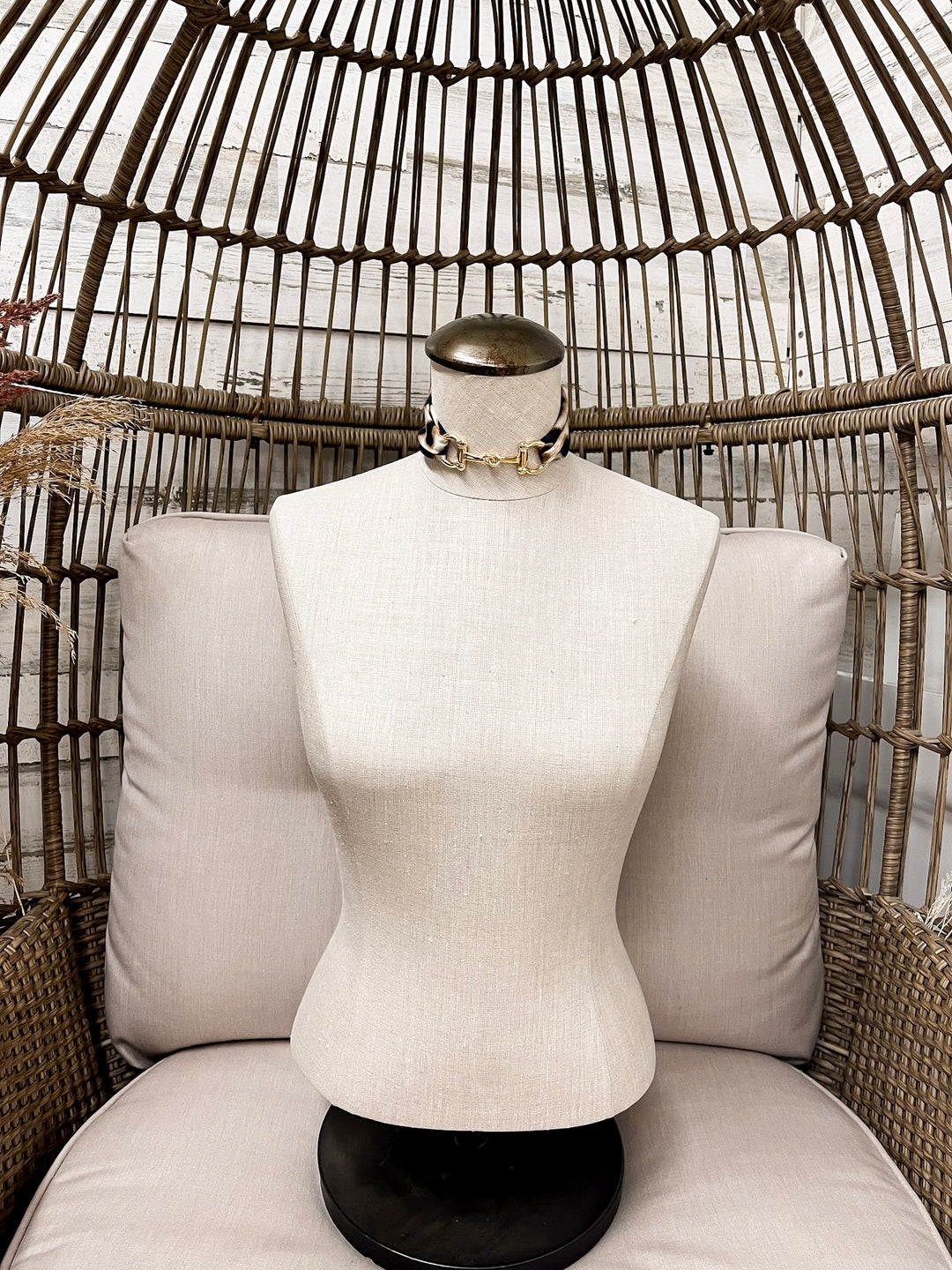 Refined on the Range Cheetah Print Twilly Scarf in Tan