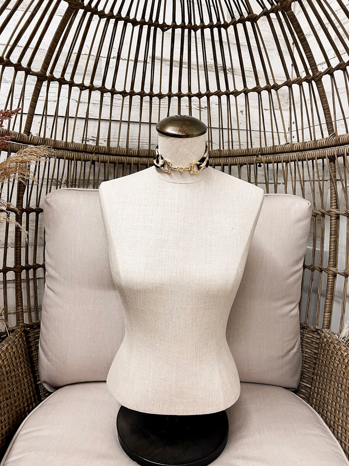 Refined on the Range Cheetah Print Twilly Scarf in Tan