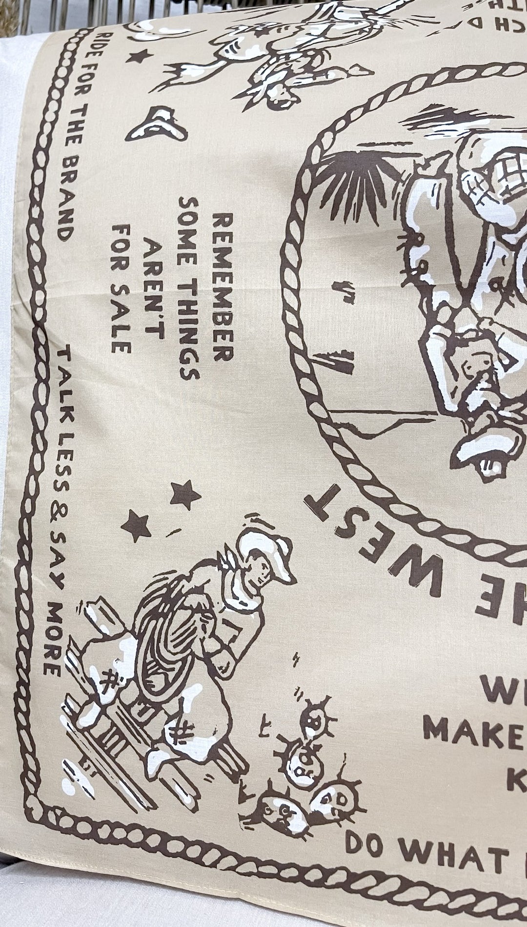 XOXO Art & Co | Code of the West Bandana Scarf